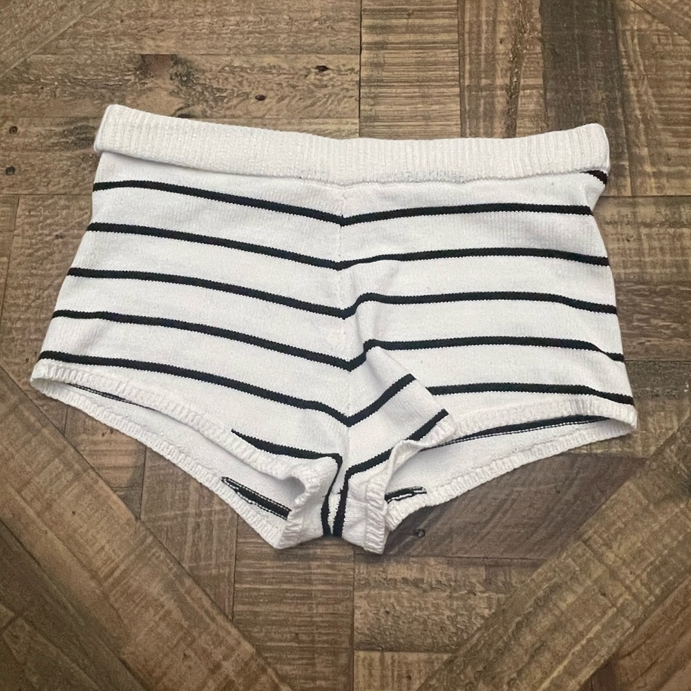 Classic Striped Women's Cotton Shorts